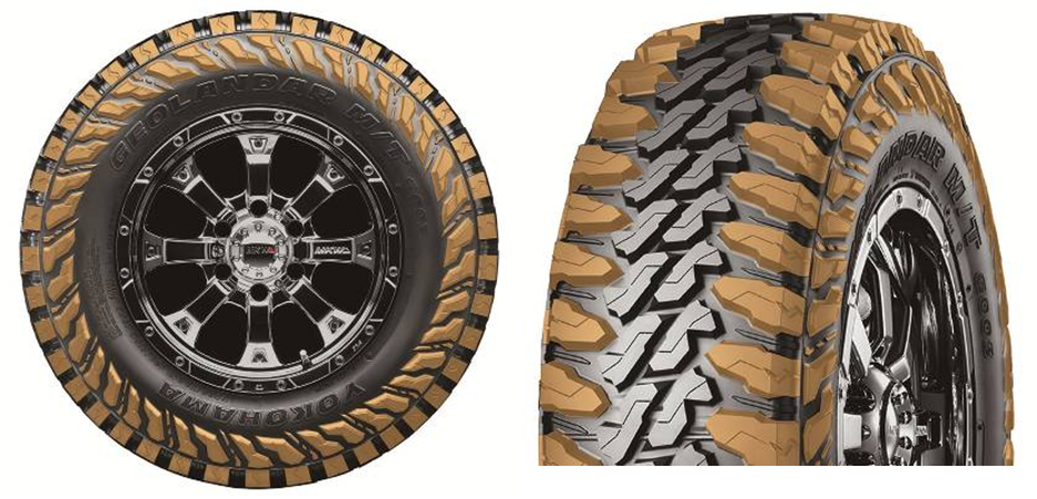 Tread design extended to Side : Appearance, Durability and 
Off-road traction.