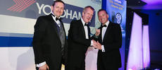 David Seward receiving the Tyre Safety Award 2016