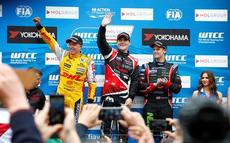 Michelisz celebrates