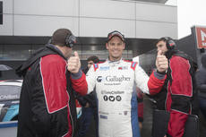 Smiling Chilton celebrates victory in opening race