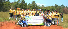 YTMT employees at the “Salt Earth Making” activity