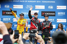 WTCC 2015: Hungary Podium YOKOHAMA Trophy