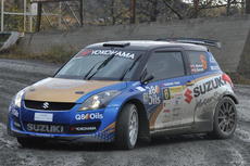 Kenneth Madsen at Danish rallye championship 2012