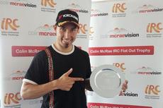 Nikara awarded Colin McRae Flat Out Trophy at IRC Barum Czech rally in Zlin