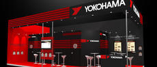 YOKOHAMA booth at Aircraft Interior Expo
