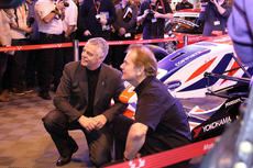 BRDC President Derek Warwick (left) and MSV CEO Dr Jonathan Palmer