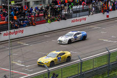 Aston Martin at Finish Line of 24h Race Nurburgring