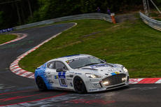 HH Rapide S on YOKOHAMA in action during 24h race Nurburgring