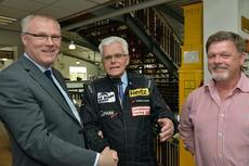 Kenneth Saust & Allan Osbech from YOKOHAMA congratulate Carl Christian Hansen