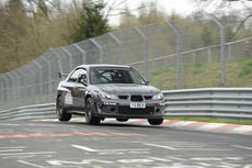 Fredy Lienhard in the Yokohama-shod Revolution Motorstore record-breaking Subaru Impreza