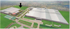 YOKOHAMA Plant Thailand - The area indicated by an arrow is the land for constructing the second TB tyre plant