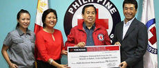 YOKOHAMA makes Donation to support Red Cross Efforts to assist Philippine Earthquake Victims