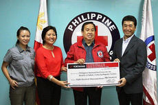 YOKOHAMA makes Donation to support Red Cross Efforts to assist Philippine Earthquake Victims
