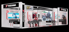Image of the YOKOHAMA booth at India’s 12th Auto Expo 2014