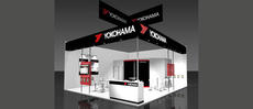 Conceptual drawing of the YOKOHAMA booth