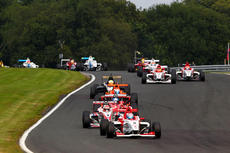 Start of Race 1 in Oulton Park