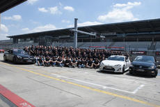 Participants at YOKOHAMA´s Summer Test Drive Event