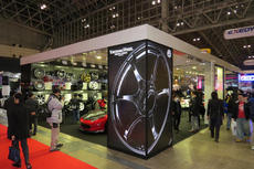 YOKOHAMA wheel booth at Tokyo Auto Salon