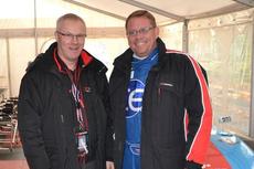 YOKOHAMA Denmark's Kenneth Saust and Thomas Raldorf