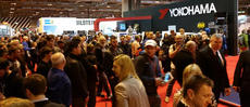 The YOKOHAMA stand at the 2015 Autosport International show