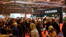 The YOKOHAMA stand at the 2015 Autosport International show