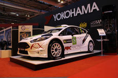 Exhibition Car at YOKOHAMA booth: Ford Fiesta R5 Rallycross