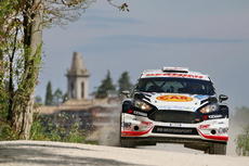 Gigi Ricci on his Ford Fiesta R5