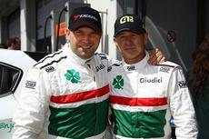 Italian Drivers Romanini and Larini