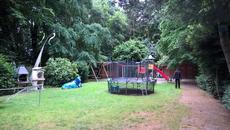 Playground of the Rainbowland Hospice in Duesseldorf - “Kinder und Jugendhospiz Regenbogenland”