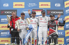 Podium after race 1