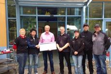YOKOHAMA Europe also presented a financial donation