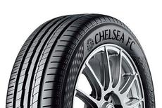 The Chelsea FC Edition of the YOKOHAMA BluEarth-A AE-50 tyre
