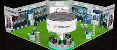 Image of the YOKOHAMA booth at Auto Expo India