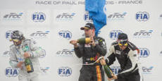 Petr Fulín celebrates victory at FIA ETCC in France