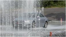 ADVAN FLEVA on wet in the Safety Driving Centre