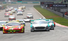 A scene of 2012 when FIA-GT3 machines started to entry the race