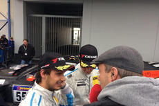 Media interest in the winning drivers at VLN 