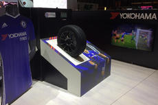 Chelsea FC Corner at YOKOHAMA booth in Geneva 2017