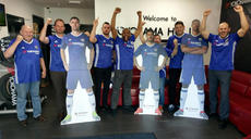 YOKOHAMA UK Sales Dept celebrations