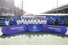Commemorative picture in the Chelsea FC’s football training camp