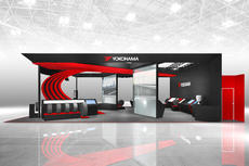 Image of the YOKOHAMA booth at Tokyo Motor Show 2017
