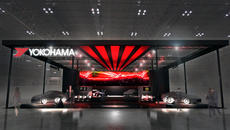 The YOKOHAMA tyre booth at Tokyo Auto Salon 2018