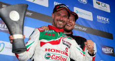 Tiago Monteiro at the Race of Portugal Best wishes and speedy recovery Tiago!