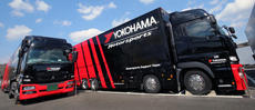 YOKOHAMA’s racing tyre service trailer