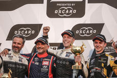 Podium smiles photo Jean Michel Le Meur
