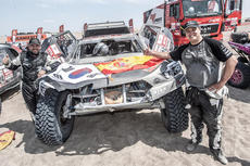 Dakar 2019 Fuertes and Vallejo all smiles after completing the Rally