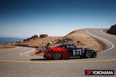 The victorious Porsche Cayman GT4 Clubsport